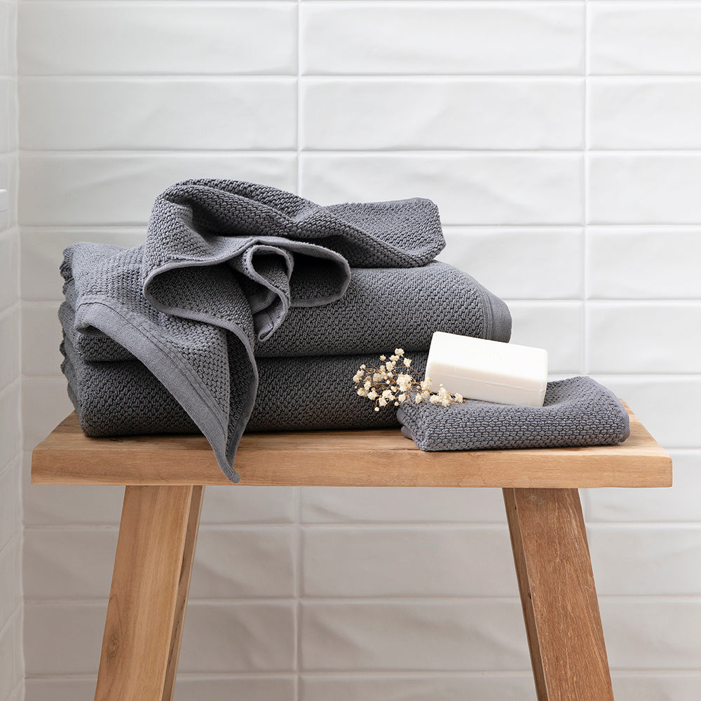 Bambury's Angove Bath Sheet 80x160cm Charcoal