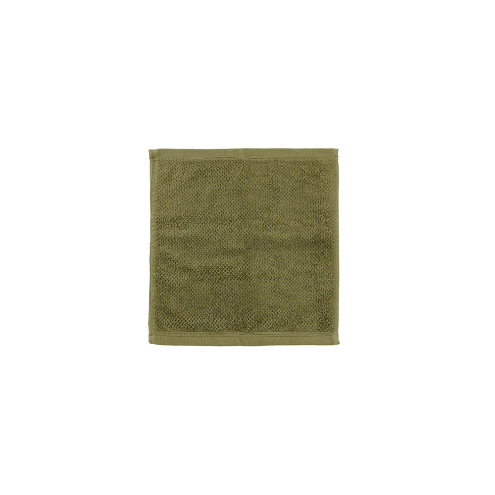 Bambury's Angove Face Washer 33x33cm Olive