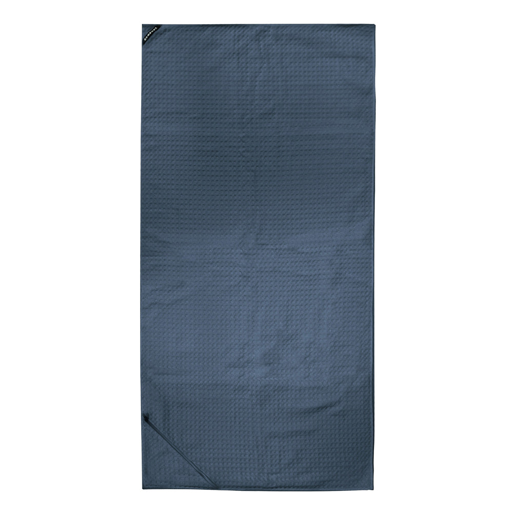 Bambury's Matrix Large Microfibre Gym Towel in Denim Blue