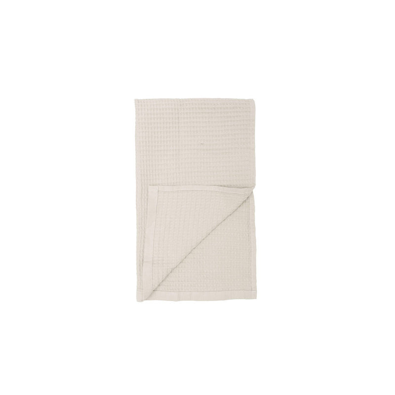 Waffle Hand Towel - Pebble