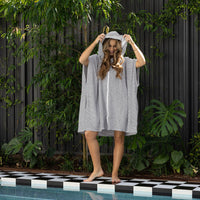 Bambury's Adult Zip Front Poncho Black