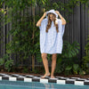 Bambury's Adult Zip Front Poncho Blue