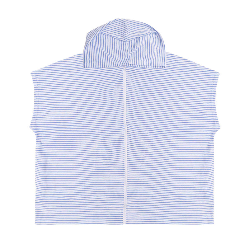 Bambury's Adult Zip Front Poncho Blue