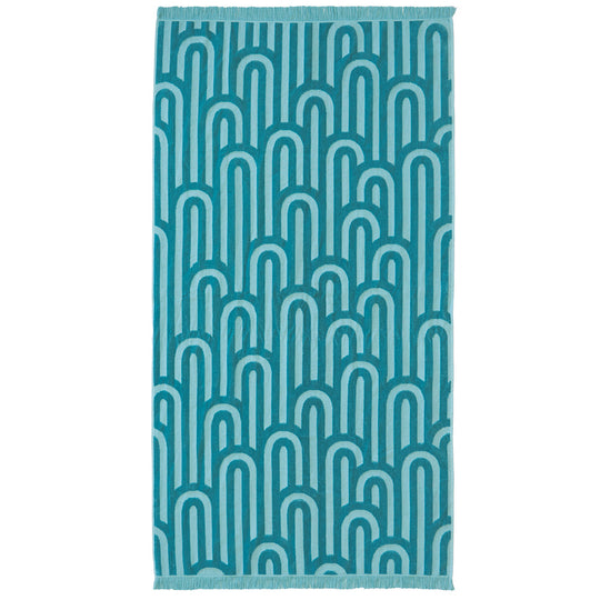 HiLo Beach Towel Arcade - Turquoise