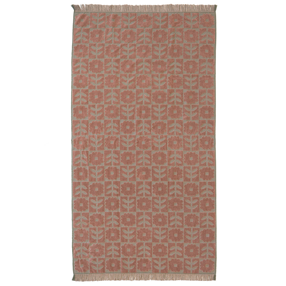 HiLo Beach Towel Bloom - Toffee