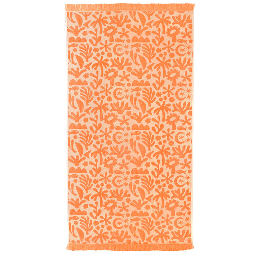 Bambury's HiLo Beach Towel Holiday - Peach