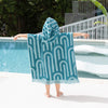 HiLo Kids Poncho Arcade - Turquoise