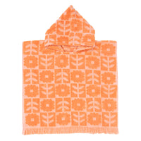 HiLo Kids Poncho Bloom - Peach