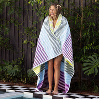 Bambury's Jacquard Beach Blanket Strata