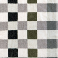 Jacquard Beach Blanket Truffle Check