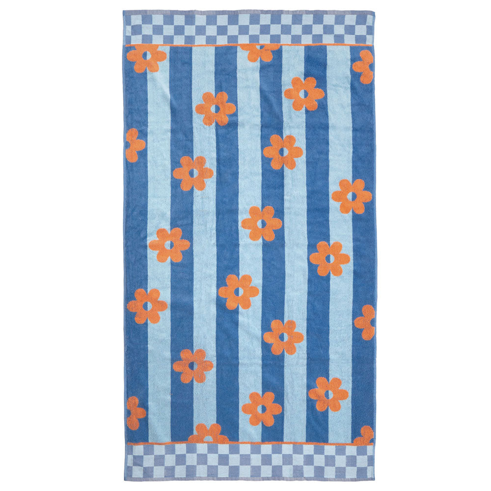 Bambury's Jacquard Beach Towel Aster