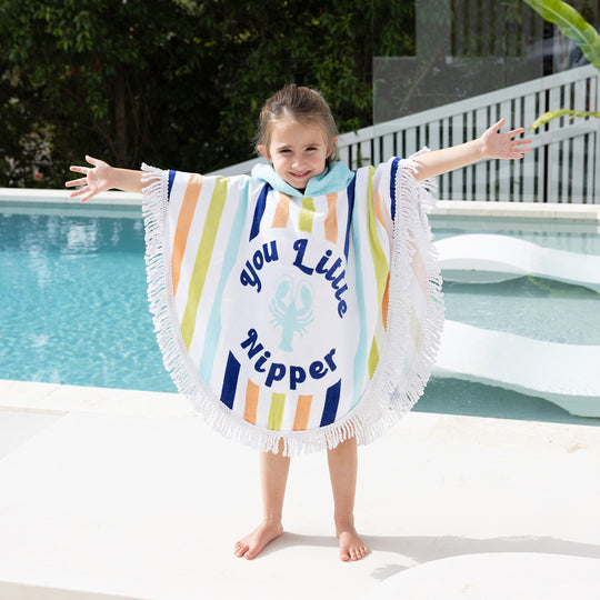 Kids Shaped Poncho Little Nipper