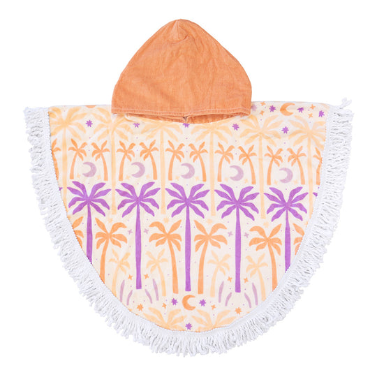 Kids Shaped Poncho Luna Tree