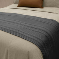 Flinders Bed Runner - Charcoal