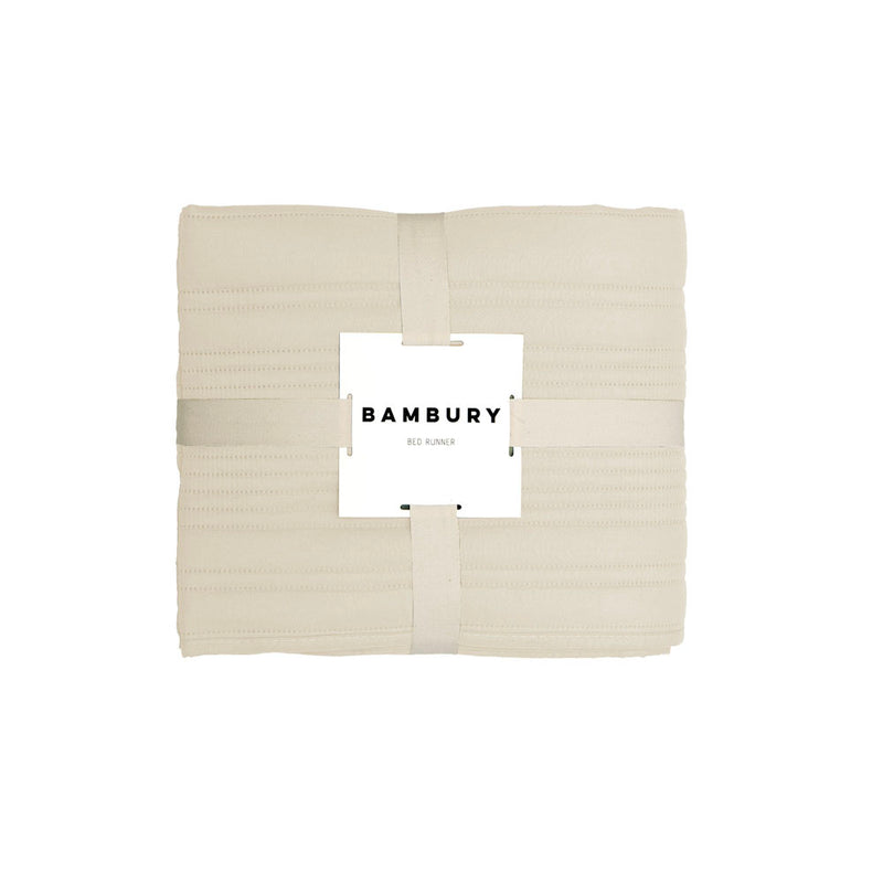 Bambury's Flinders Bed Runner Pebble