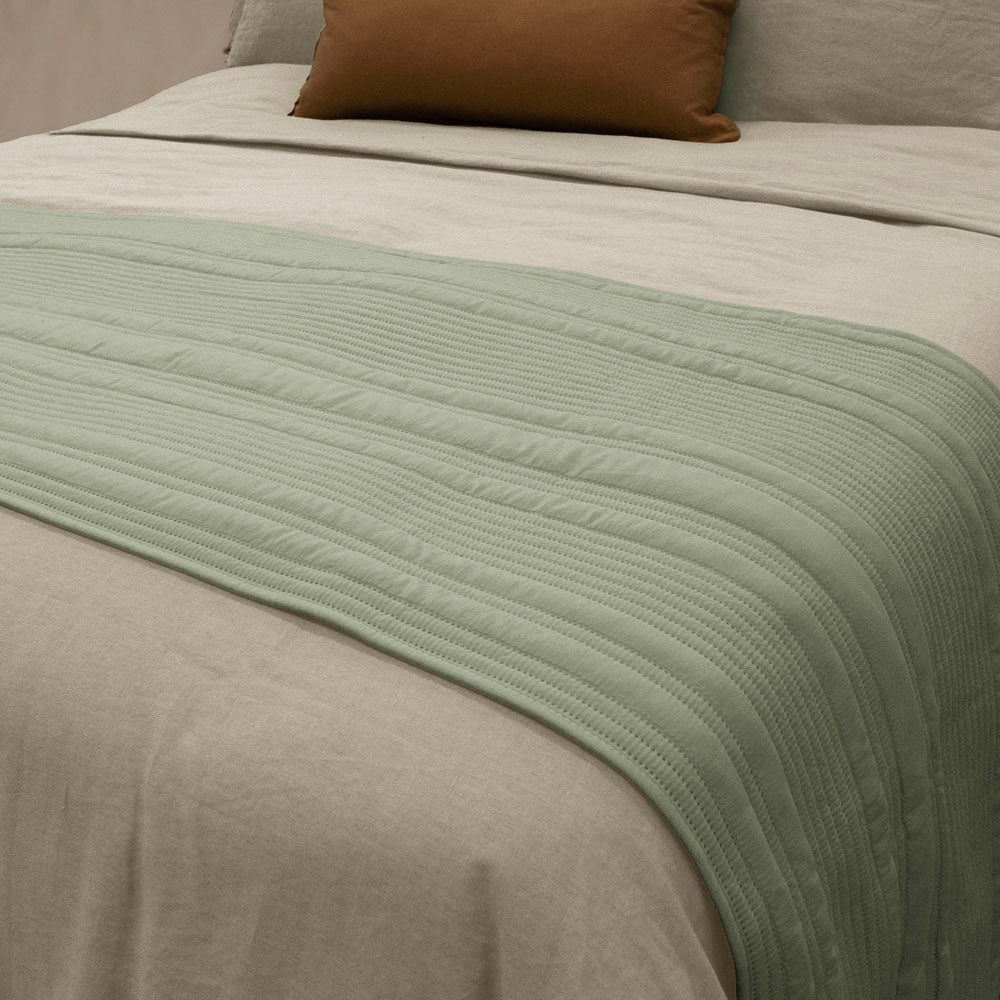 Flinders Bed Runner - Sage