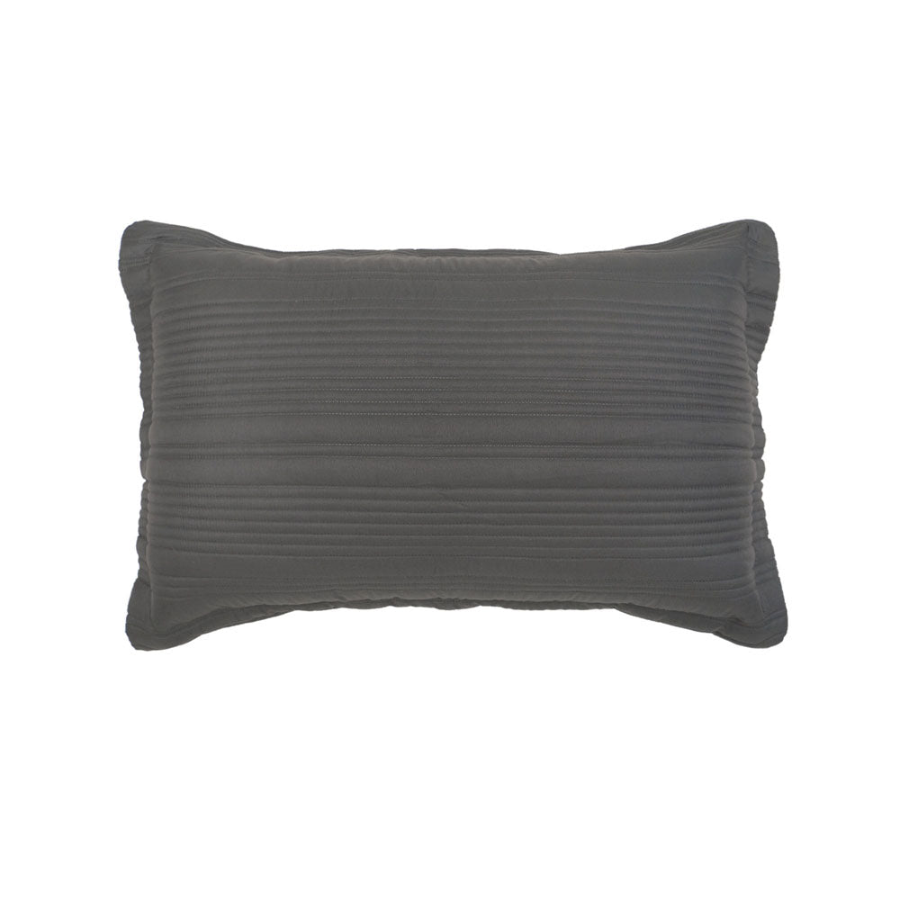 Bambury's Flinders Embossed Coverlet Set - Charcoal