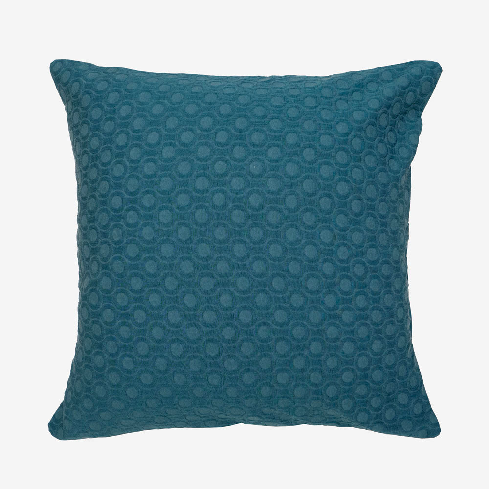 Luna Jacquard Teal European Pillowcase