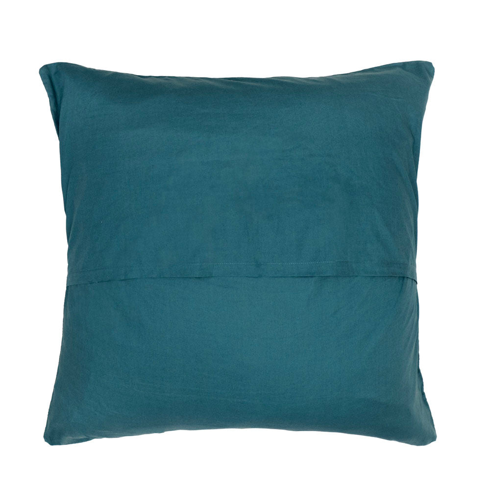 Luna Jacquard Teal European Pillowcase