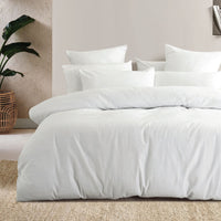 Ogee Jacquard White European Pillowcase