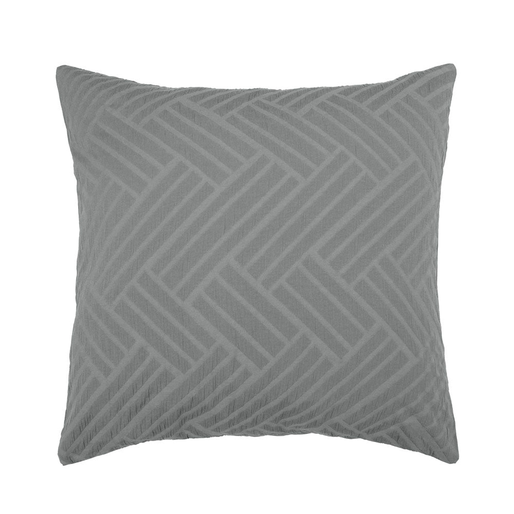 Panama Jacquard Steel European Pillowcase