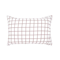 Grid Boysenberry Flannelette Quilt Cover Set