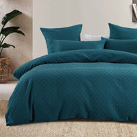 Luna Jacquard Quilt Cover Set