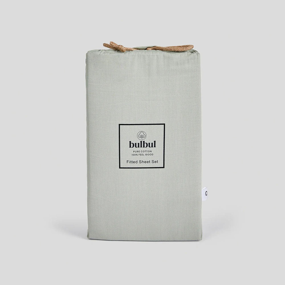BB Fitted Sheet Set - Sage
