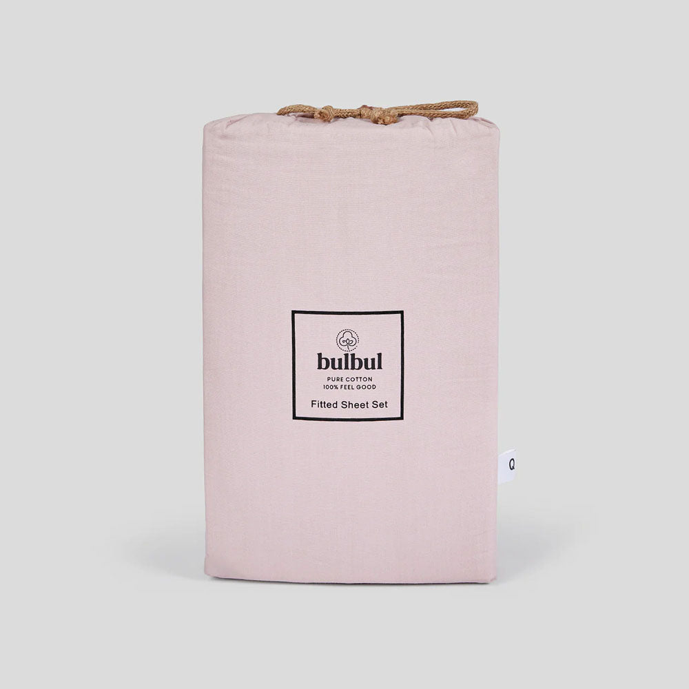 BB Fitted Sheet Set - Pink