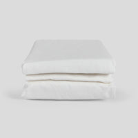 BB Fitted Sheet Set - White