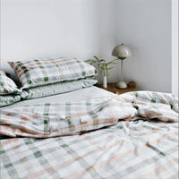 BB Organic Cotton Quilt Cover Set - Gingham