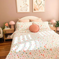 BB Organic Cotton Quilt Cover Set - Watercolour