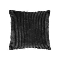 Channel Square Cushion Charcoal