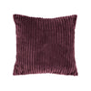 Channel Square Cushion Plum