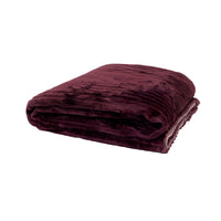 Channel Throw Plum