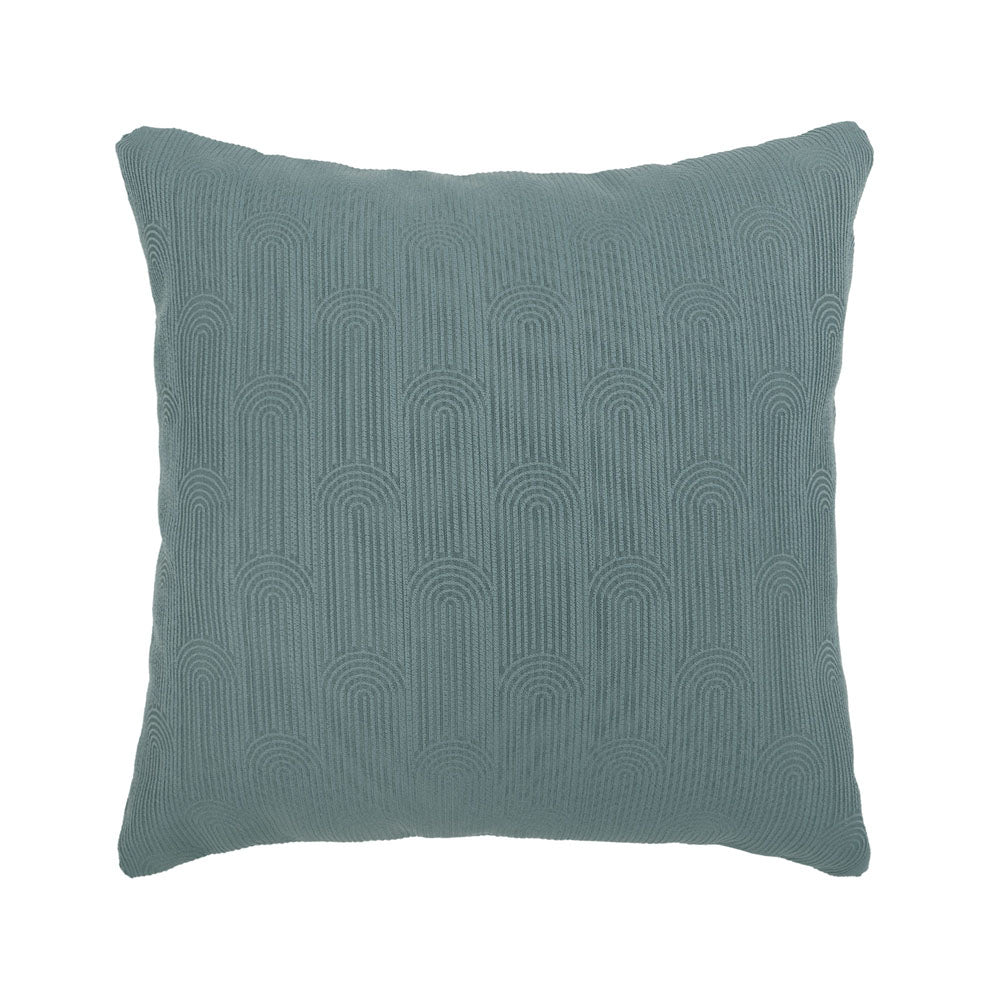 Bambury's Eva Square Cushion Blue