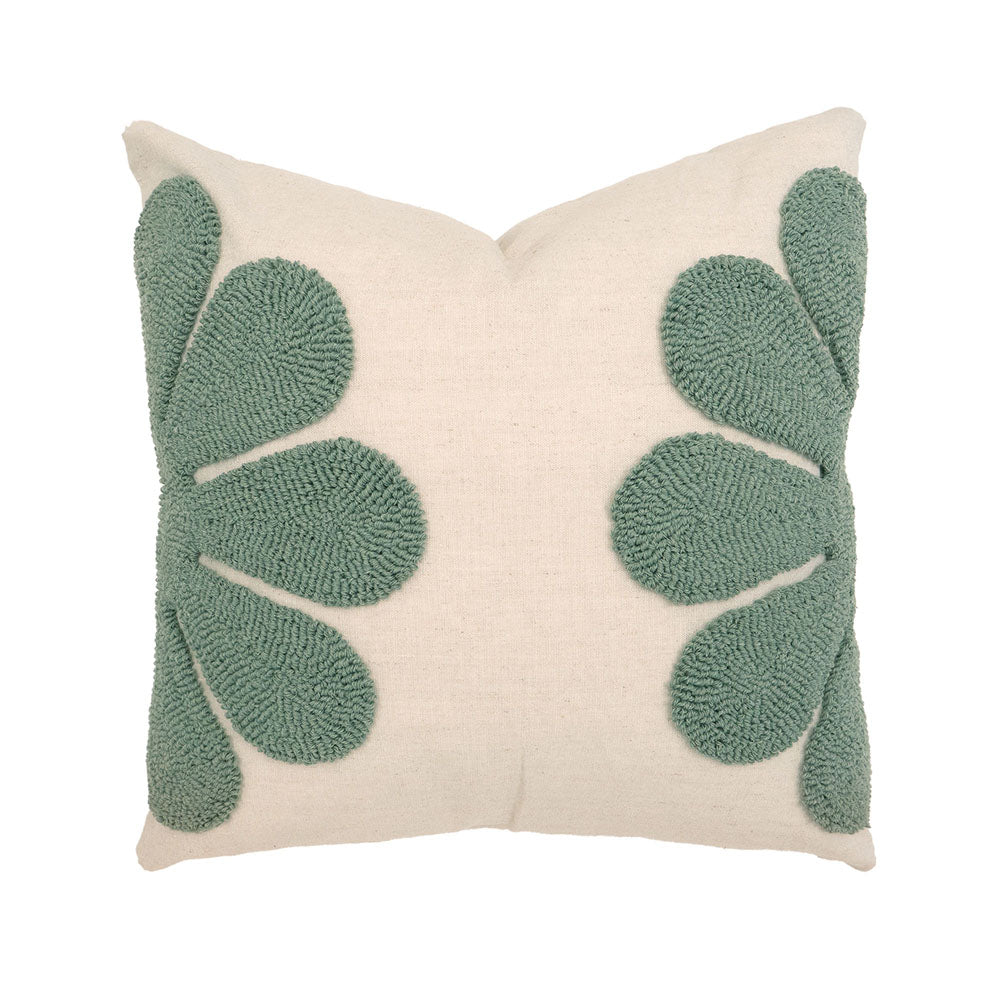 Bambury's Florian Square Cushion Eucalyptus