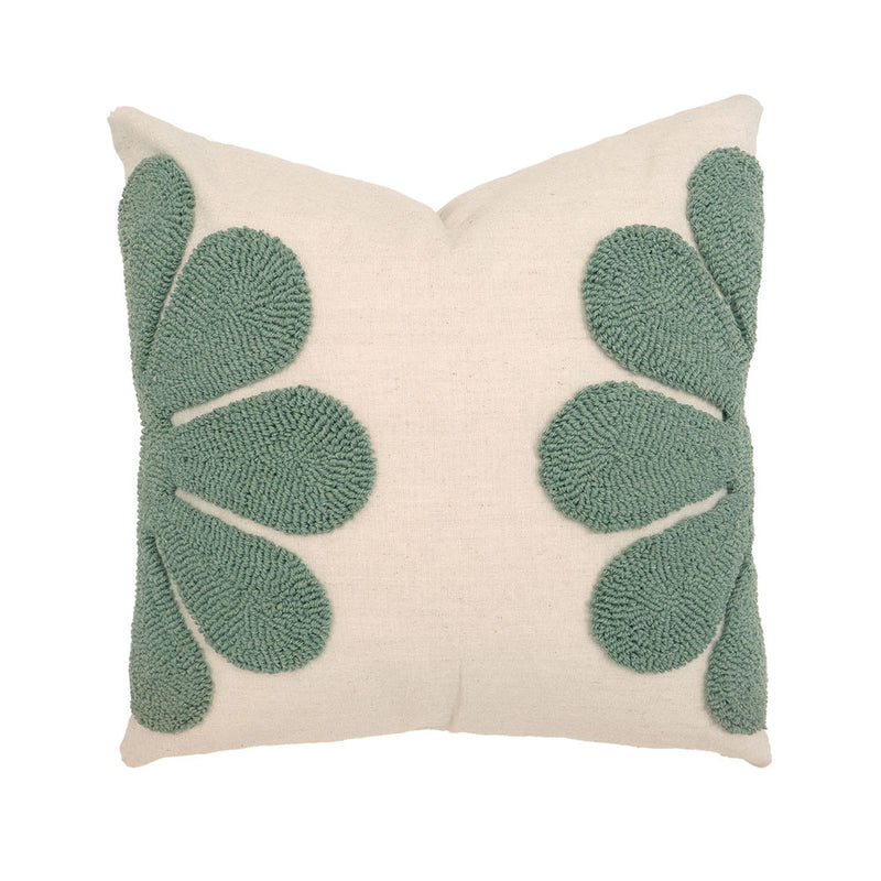 Bambury's Florian Square Cushion Eucalyptus