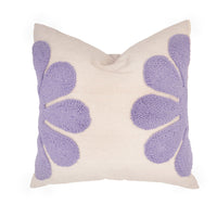 Bambury's Florian Square Cushion Lilac