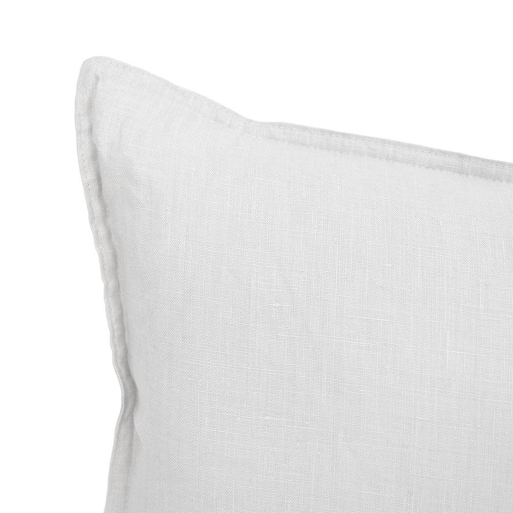 Linen Rectangle Cushion - Ivory