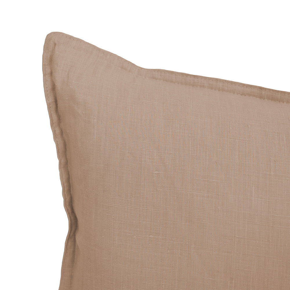 Linen Rectangle Cushion - Tea Rose