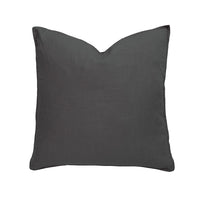 Linen Square Cushion - Charcoal