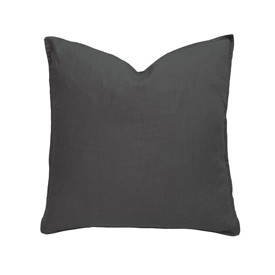 Linen Square Cushion - Charcoal