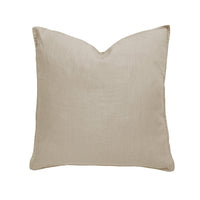 Linen Square Cushion - Pebble