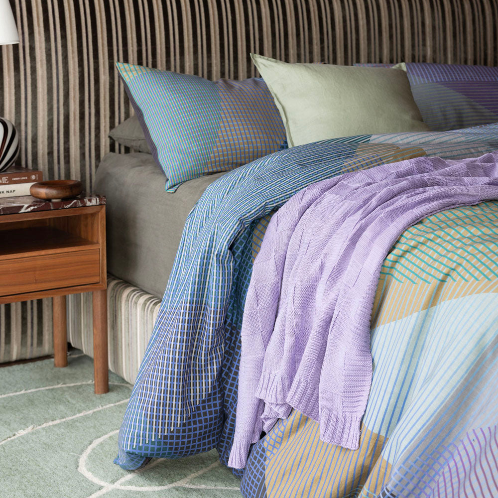 Bambury's Solomon Throw Lilac