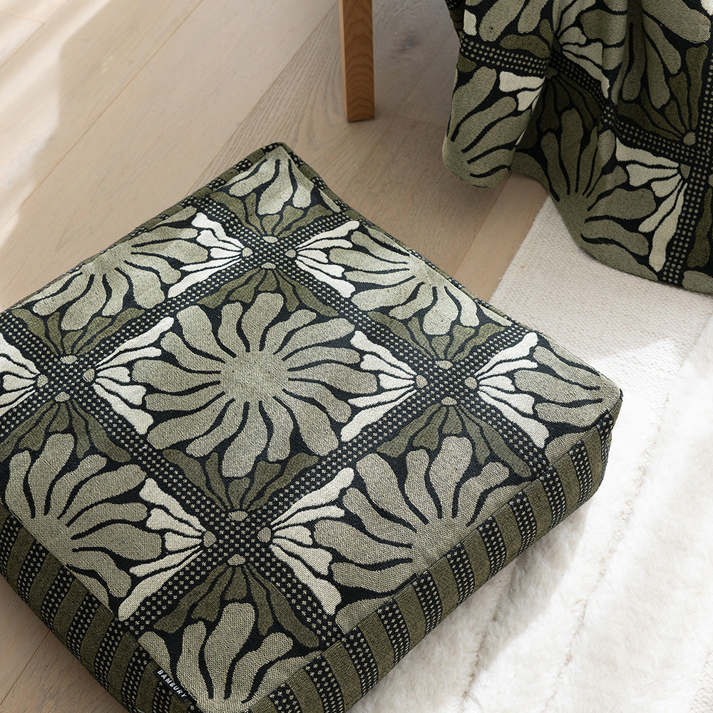 Zinnia Floor Cushion Moss