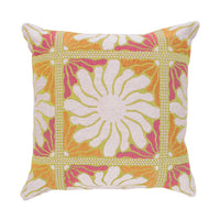 Zinnia Square Cushion - Sorbet