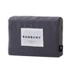 Bambury's French Flax Linen Sheet Set - Charcoal