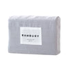 Bambury's French Flax Linen Sheet Set - Silver