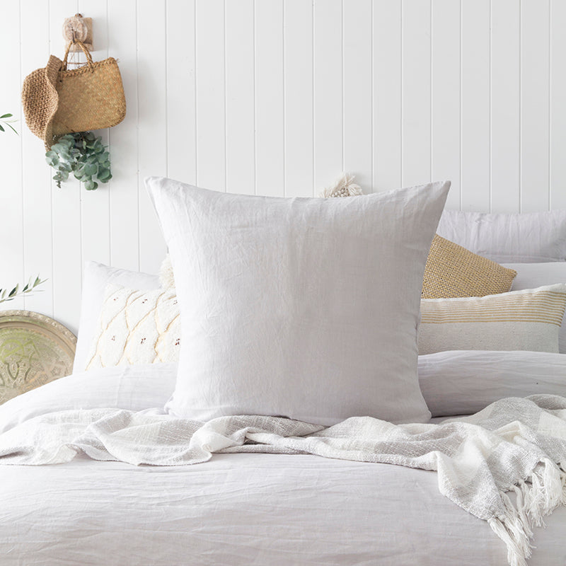 Bambury's Linen Euro Pillowcase Silver